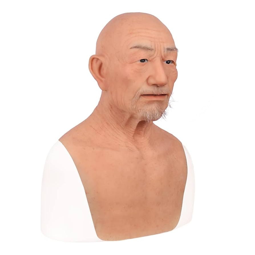 シリコン　変装マスク Amazon.co.jp: シリコンヘッドマスクリアルな青年男性手作り顔